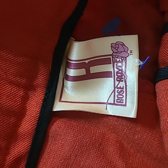 Vintage Rose Royce Women’s 7/8 Red Pants Pleated Wool Blend Style 32066 NWT - Picture 3 of 11